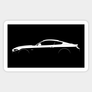 Ford Mustang GT (2018) Silhouette Magnet